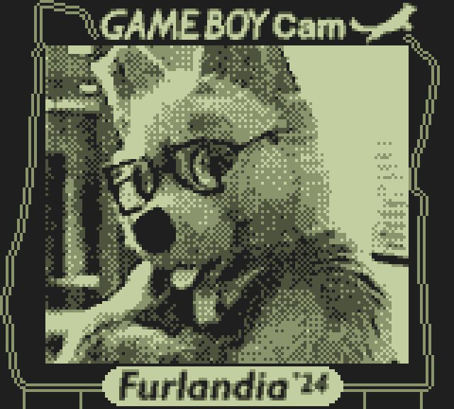 BraixFire's tweet photo. Took some time, but finally getting around to posting the #GameBoyCamera photos I took at #Furlandia #Furlandia2024!! https://t.co/Af5PTwcq2F