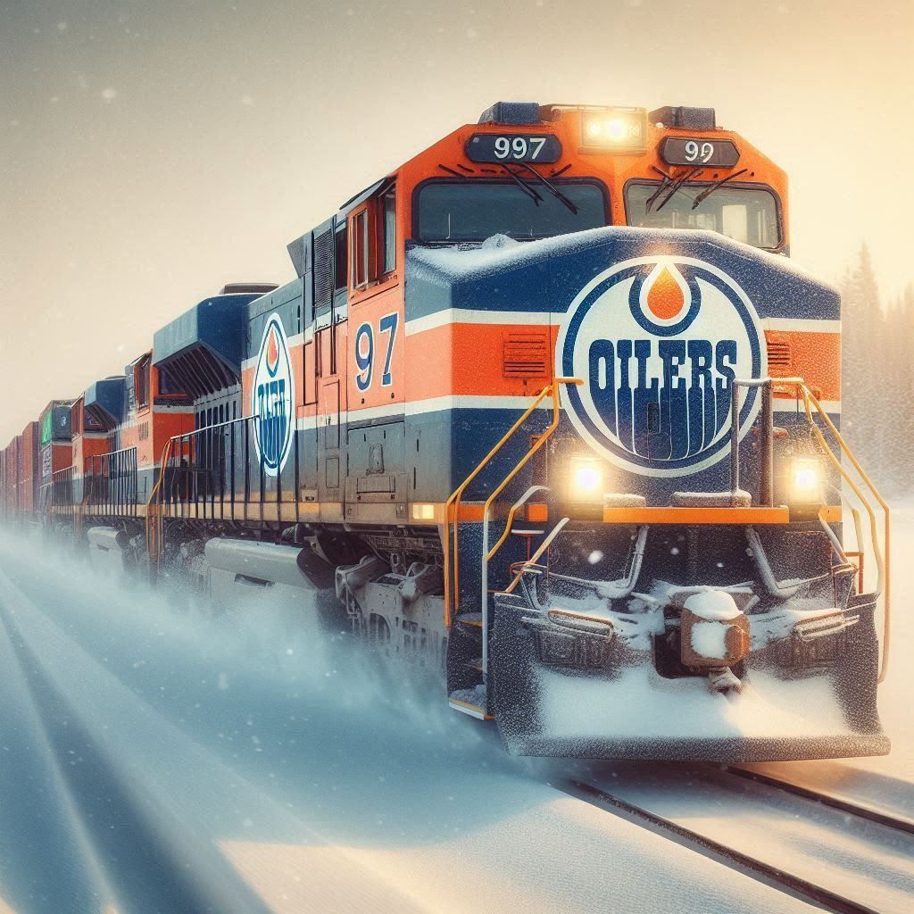 Not sure where this photo came from, but Let’s Go Oilers!