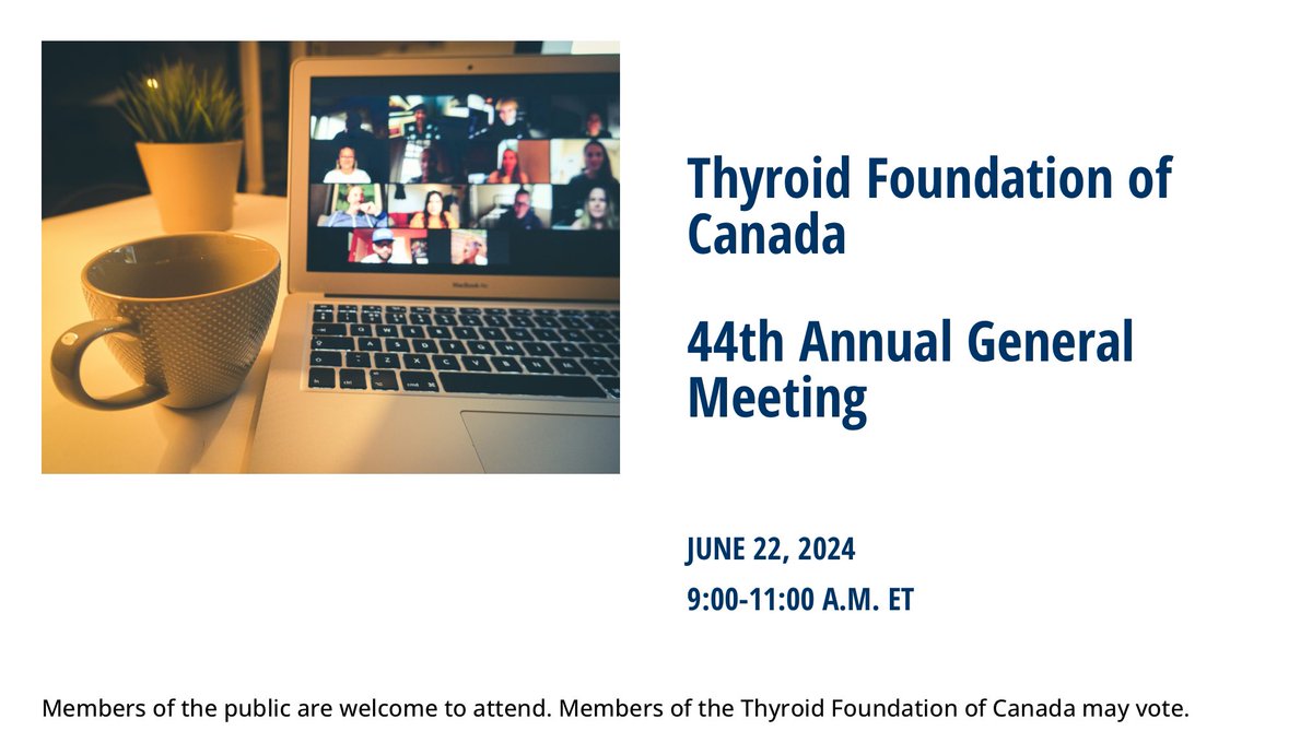 Thyroid_Canada's tweet image. Registration: us06web.zoom.us/meeting/regist…