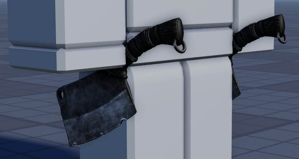 Smooth3Db's tweet image. Another model for UGC, A butcher's cleaver.
Model was done by @SlimyDev, Textures by me :P
Will put the store link when i put them on sale 🙏🙏
#3D #blender #Blender3d #robloxart #blenderart #roblox #3dart #RobloxUGC