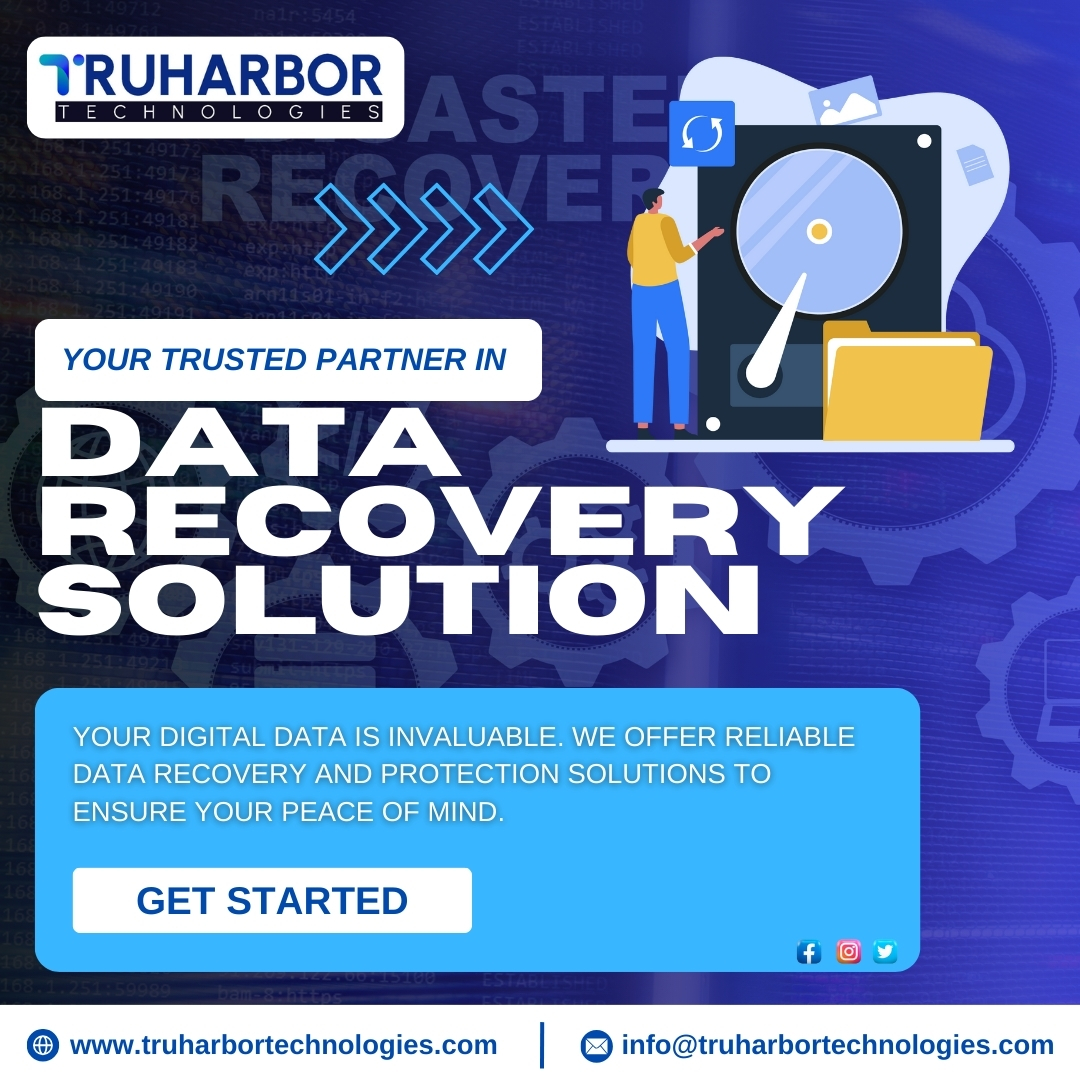 TRUHARBOR_TECH's tweet image. Truharbor Technologies utilizes advanced tools and techniques to ensure the highest possible recovery rates. Your Trusted Partner in Computing!
Visit Now: truharbortechnologies.com
#DataRecovery #TechSupport #TruharborTechnologies #ChandigarhTech #DataProtection #Digital #ITSupport