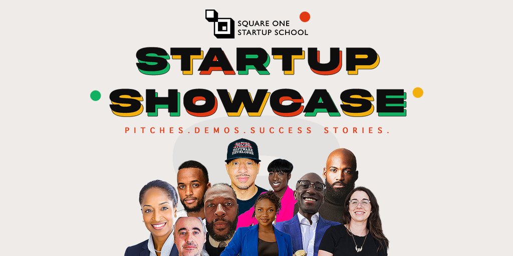 The Startup Showcase is back with a fresh batch of startup founders graduating from <a href="/SquareOneSchool/">Square One Startup School</a>'s 10-week virtual pre-accelerator program! 🔥 

Join us on June 13th for this one-of-a-kind online event.  ⚡️ RSVP NOW: events.ringcentral.com/events/square-…