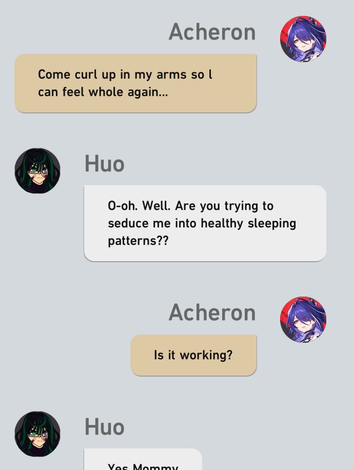 Huo X Acheron
I love them so much I'm sorry
#Yumeshipping #OCxCanon