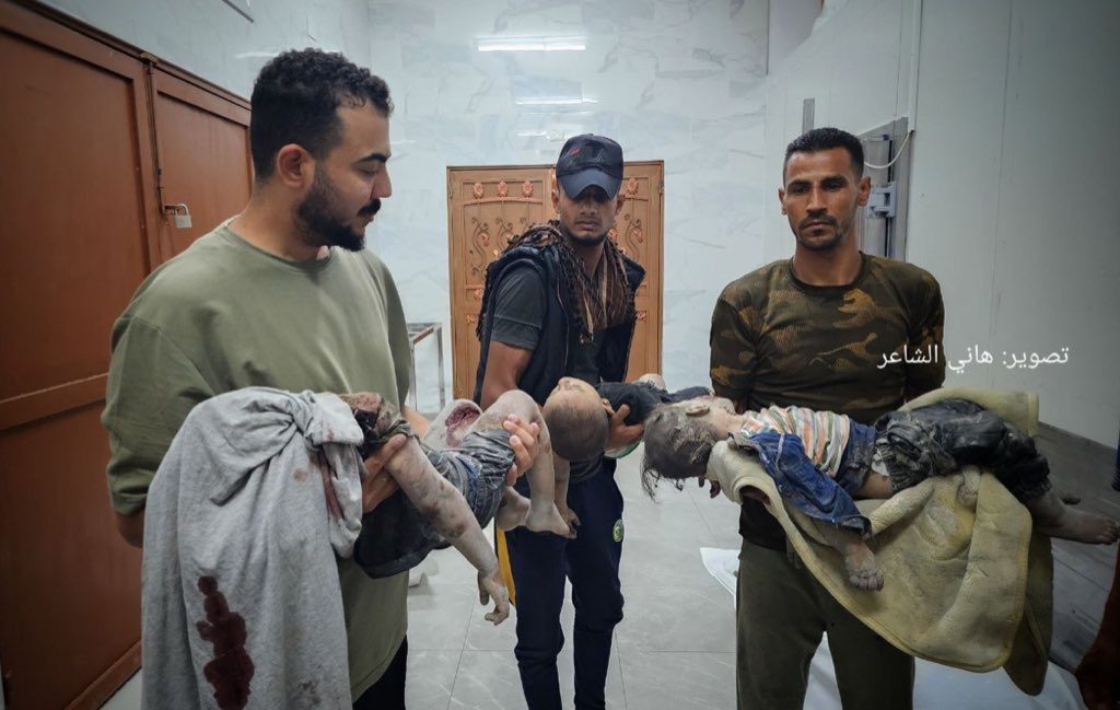 swilkinsonbc's tweet photo. Most of the victims of the israeli massacre in Khan Younis last night were just children — their crime: being Palestinian asleep in their own country https://t.co/NaI6rHdVDg