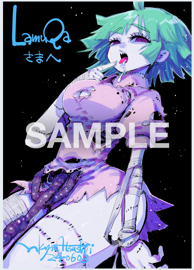 「遊び時間がなくなってしまったのでSkeb描きは一旦終わります。とても楽しかったの」|中山敦支のイラスト
