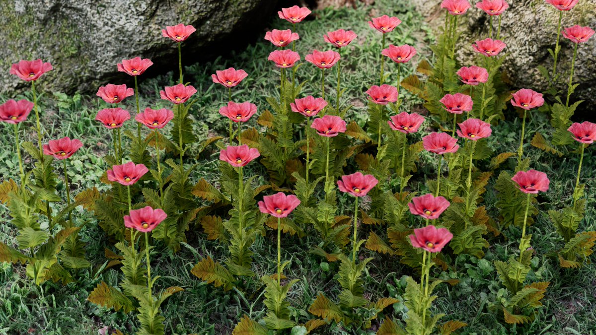 Polyground_ai's tweet photo. Pop-poppy, poppy, poppy, love, love
A flower that hides its danger in its beautiful addiction. Only meet it with your eyes, in the virtual world.
#3dflower #3dplants
#3dworld #pog #realitycapture #3dartist #3dmodeling #photogrametry #b3d https://t.co/7Hc8oN3dd2