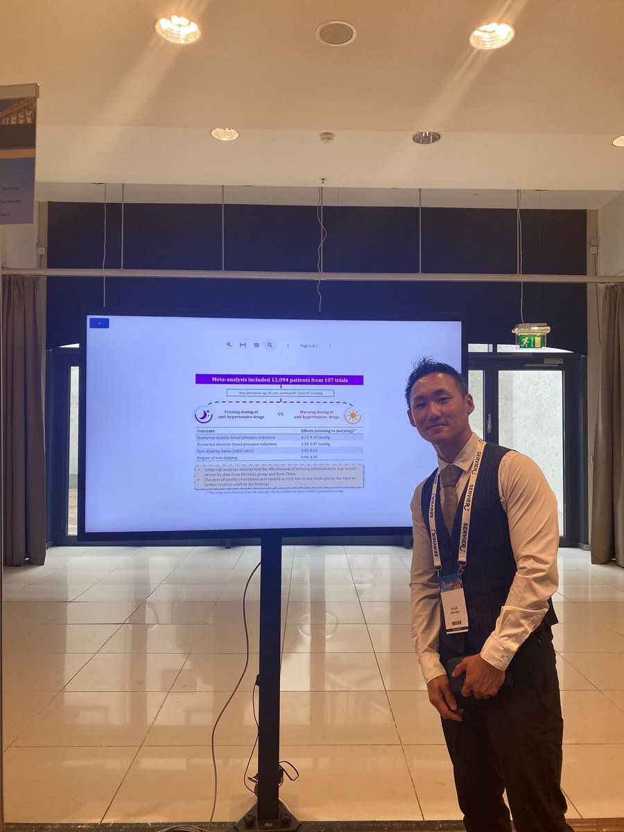 Lee Kam Pui, Eric (@eric_lee_hk) on Twitter photo Nighttime Home BP as a feasible novel target for hypertension treatment! Thx <a href="/ShuqiWang77/">Shuqi Wang 王舒琦</a> <a href="/AnastasiaSMihai/">Dr Anastasia Mihailidou FAHA FCSANZ FESC</a> for coming to my talk!! #ESH2024 Nighttime Home BP as a feasible novel target for hypertension treatment! Thx <a href="/ShuqiWang77/">Shuqi Wang 王舒琦</a> <a href="/AnastasiaSMihai/">Dr Anastasia Mihailidou FAHA FCSANZ FESC</a> for coming to my talk!! #ESH2024