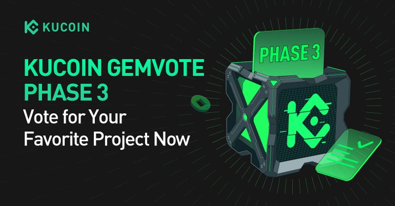 kucoincom's tweet photo. 🌟 It's time for #KuCoin GemVote Phase 3!

🚀 Vote for your favorite project now and shape the future of crypto!

⏰04:00 on June 4, 2024 to 04:00 on June 12, 2024 (UTC)

Get in on the action now! 👇