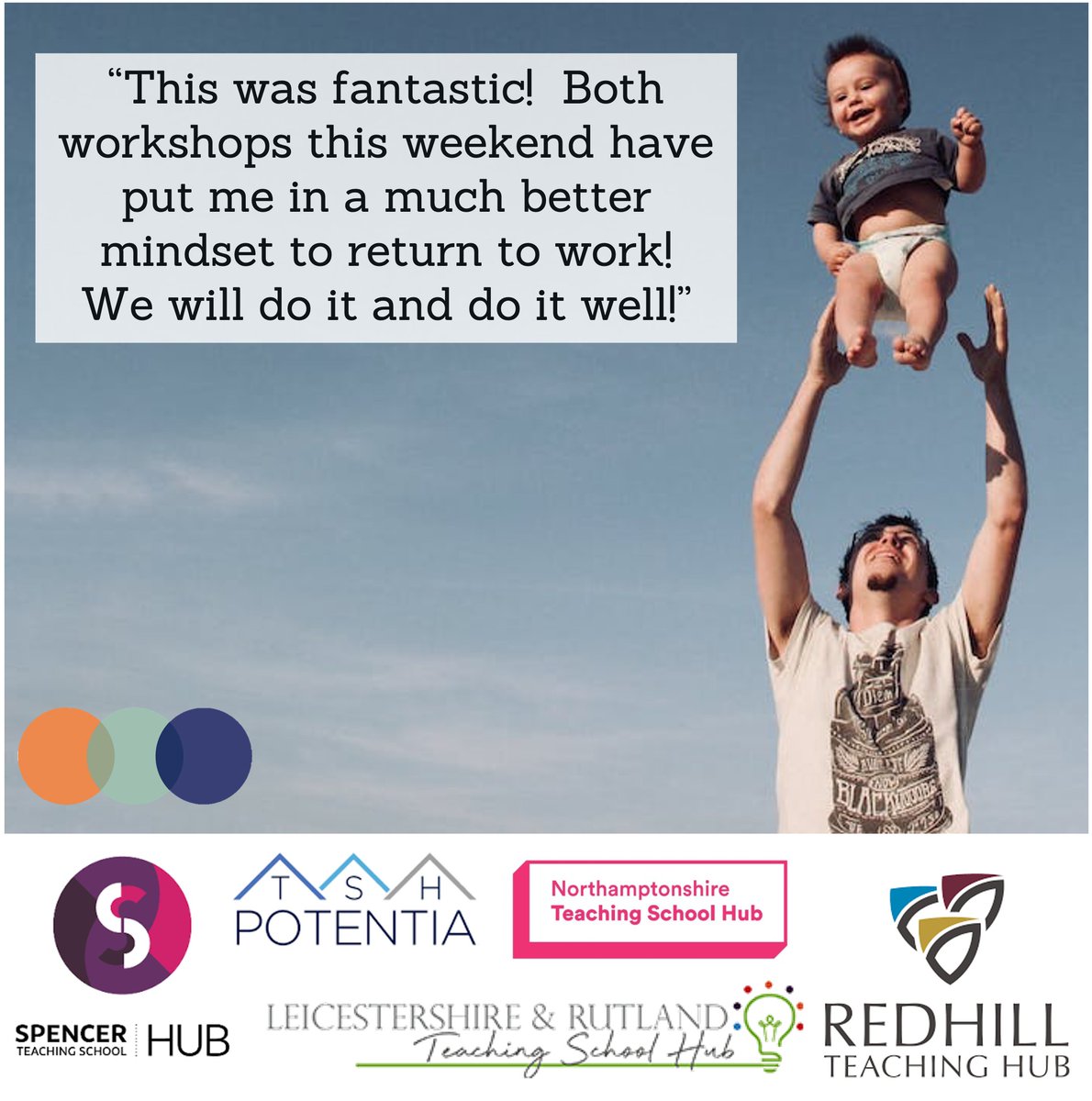 mtpt_project's tweet photo. The #MTPTproject's next #returntowork workshop takes place on Monday 17th June.

It's fully-funded for state school teachers in England and the perfect way to support your return from #maternityleave #adoptionleave #sharedparentalleave!

https://t.co/cc08esJRQ1 https://t.co/DbisOA0Fv0