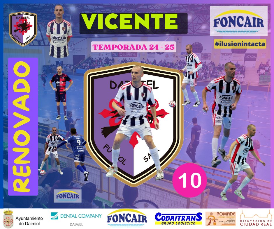 𝐑𝐄𝐍𝐎𝐕𝐀𝐃𝐎

🗣️De un jugador que vino la temporada 🔚 y pronto se ganó el cariño de la gente 💜 🫶🏼

🙋🏼‍♂️ Jugador con unas características 👌🏼💯

🗣️ De 𝗩𝗜𝗖𝗘𝗡𝗧𝗘, que tras anotar también 10 ⚽ la temporada pasada querrá seguir anotando en #preferente

👏🏼 @vicentecarnal 💜💪🏼