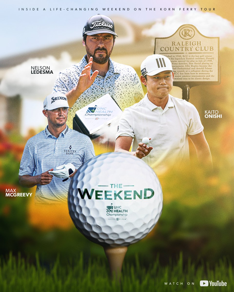 A pair of Korn Ferry Tour Champions and a rising international star.  

A weekend full of action that came down to the 72nd hole in Raleigh.  

See what happened <a href="/UNCHealthChamp/">UNC HEALTH Championship</a> on “The Weekend” episode 2 coming to Korn Ferry Tour YouTube.