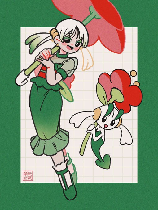 「green skirt」 illustration images(Latest｜RT&Fav:50)