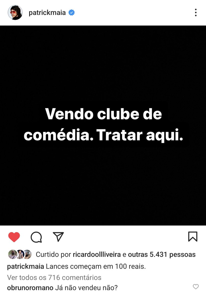 rvdli's tweet photo. @danebayer Acho que foi só surto do Windows mesmo. Patrick e Romano parecem estar fazendo piada com isso no Instagram. 

Menos mal. Ainda não tive oportunidade mas pretendo conhecer o Clube do Minhoca. https://t.co/jJG8Ces8yH