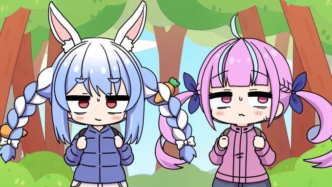 ・・・もうちょっとだから頑張ろうね?・・・うん・・・#ぺこらーと #あくあーと 
