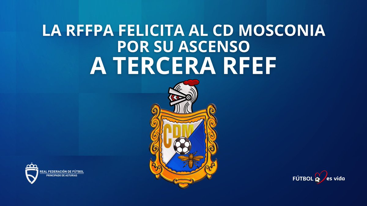 asturfutbol's tweet photo. Desde la @asturfutbol queremos felicitar a @sanmartinei, @CDMosconia y @TSKROCES_OFIC  por sus ascensos a 3ª RFEF, enhorabuena por la gran temporada a todos ellos 👏👏💪💪 https://t.co/C1CRR1uNlP