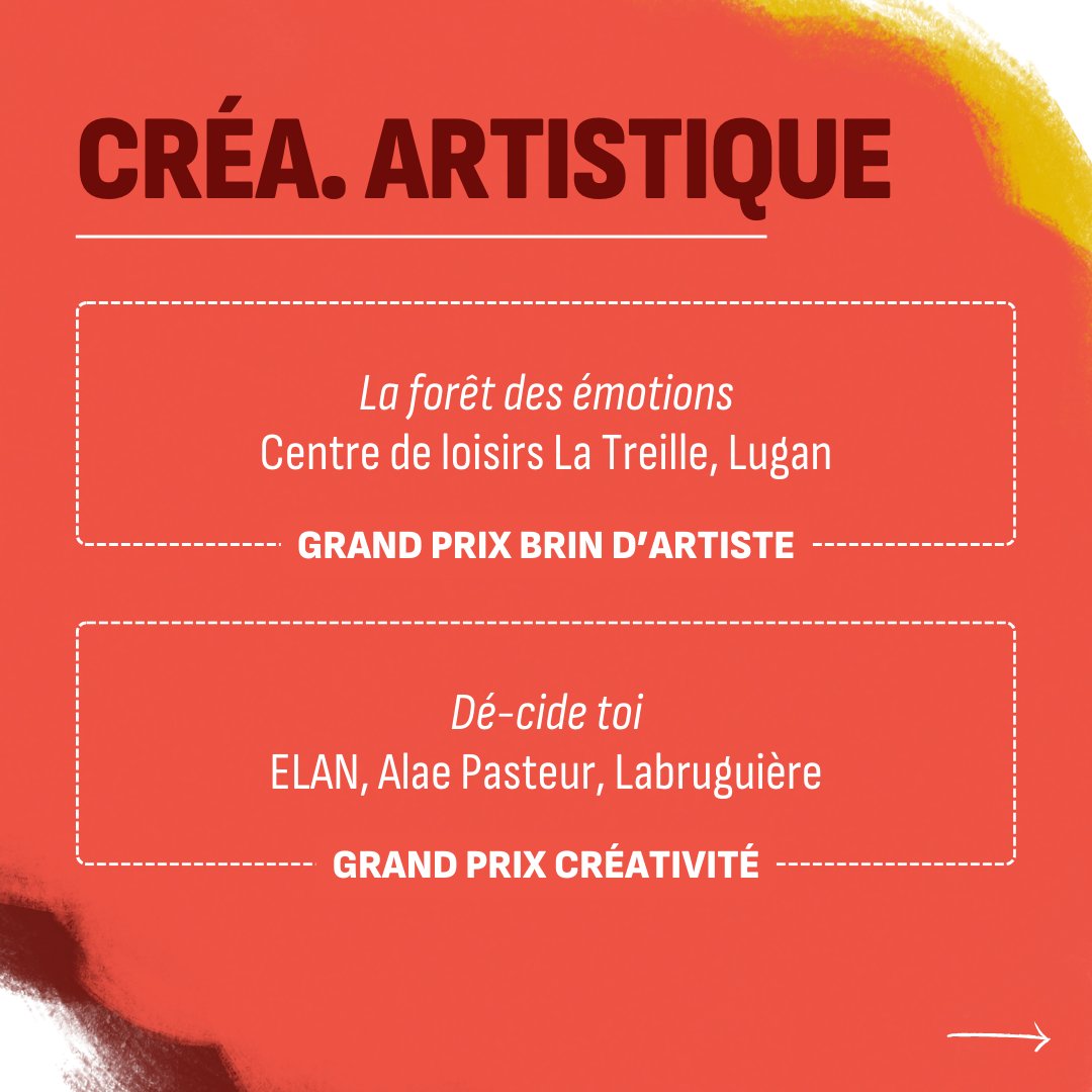 CPIE_Tarn's tweet photo. [CINEFEUILLE]
On souhaitait dire un grand bravo à tous les lauréats du concours Cinéfeuille !
Nous sommes ravis de leurs productions et espérons être aussi surpris l'année prochaine.
Merci à Lire à l'occasion de nous avoir fourni tous les lots du concours de créa. artistique ! https://t.co/jdbKIg2HjG