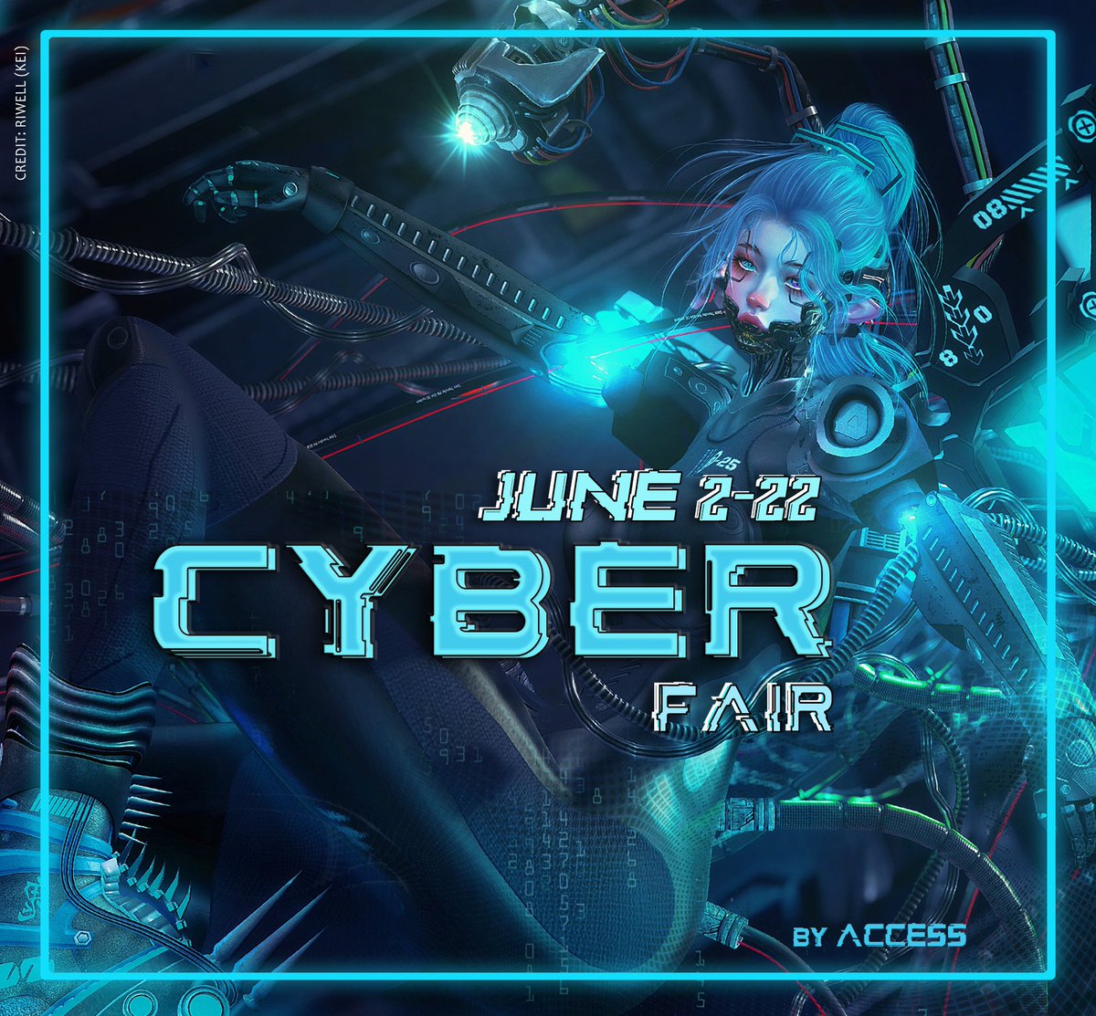 accessevent_sl's tweet photo. ◥◣  𝗖𝗬𝗕𝗘𝗥 𝗙𝗮𝗶𝗿 𝗝𝘂𝗻𝗲 𝟮-𝟮𝟮 🚀 - OPEN Now!!

» Main sim https://t.co/Kvjz1wQzN1

» Cam https://t.co/39EXloljsP

» Essential Inventory Gallery: https://t.co/jpXfuSHIdm

#secondlife #cyberfairsl #accessevent https://t.co/uInaTG5m0V