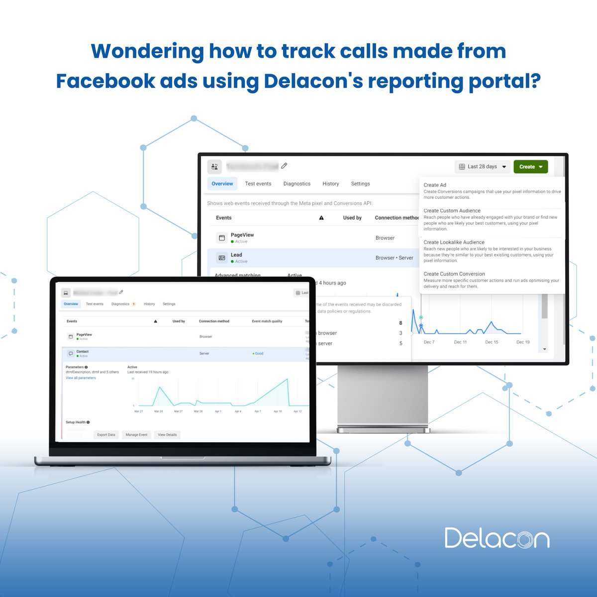 Delacon's tweet photo. Track calls from Facebook ads with Delacon! 
Wondering how? Add UTM tags to your ad link URL and see the magic in our reporting portal.

#delacon #calltracking #facebookads #marketinganalytics https://t.co/M6dEMp9oMU