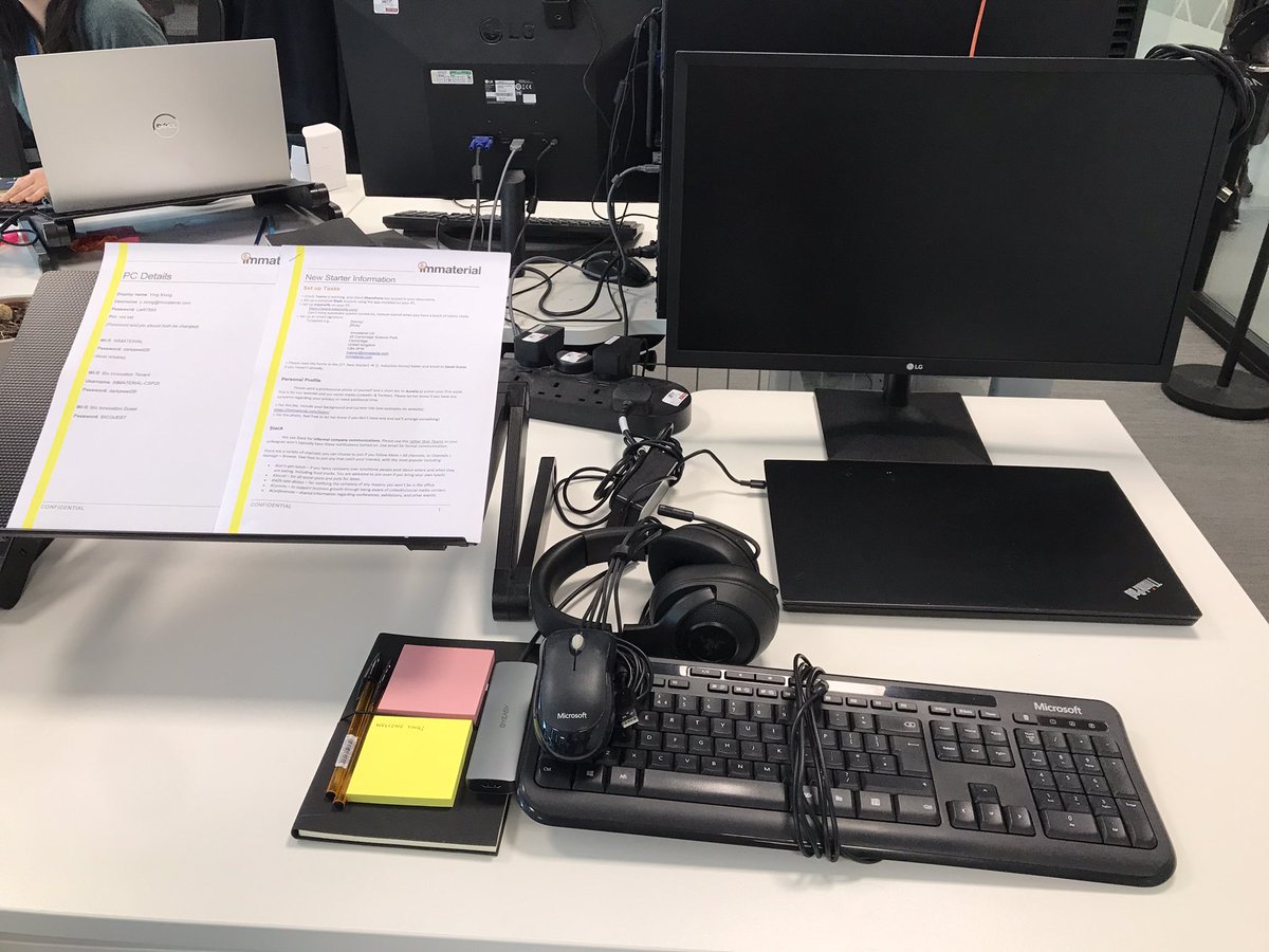 I am officially joining Immaterial today! Thrilled to start a new adventure. Love the place and feel so welcomed! <a href="/ImmaterialLtd/">Immaterial</a>