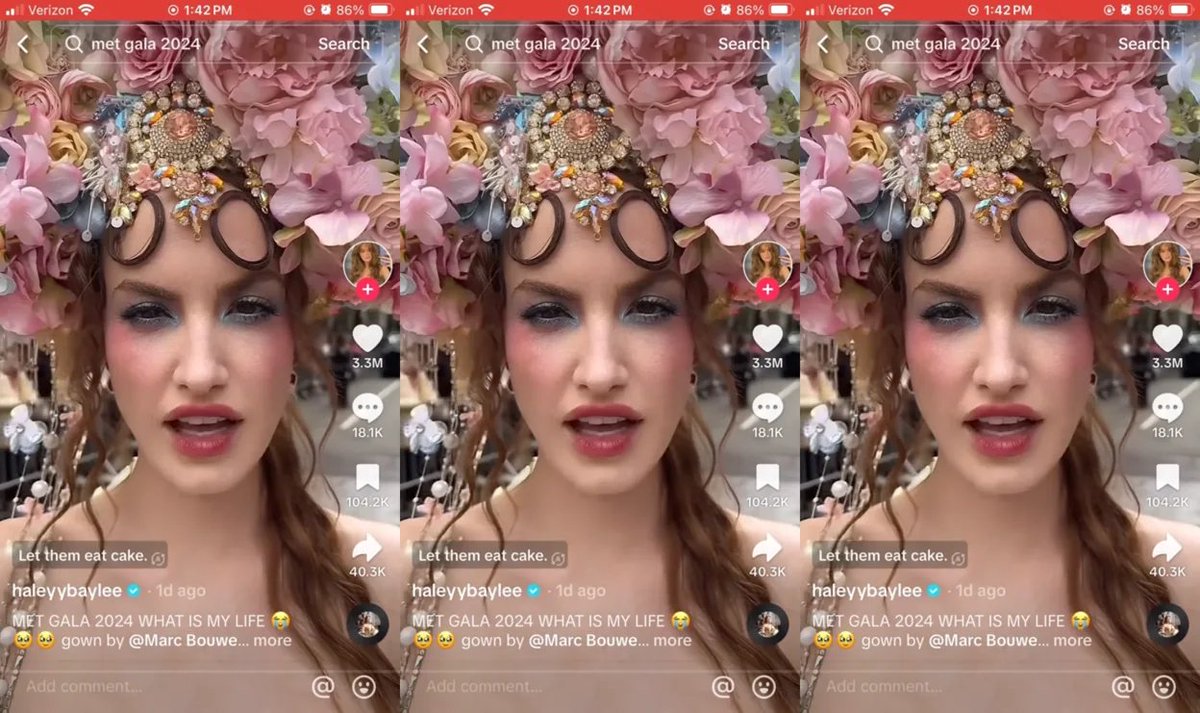 MashableTR's tweet photo. 📌 Linçlemenin yeni yolu dijital giyotin yani #digitine  yeni bir ünlüleri ve influencer'ları engelleme hareketi.

Hareketin temelinde, düşüncesini veya davranışını beğenmediğimiz bir ünlüyü eleştirmek yerine sosyal medyadan direkt engellemek yatıyor.

TikTok'ta HaleyyBaylee ismini kullanan içerik üreticisi, MET Gala’da "pasta yesinler (let them eat cake)" diye bir video paylaştı ve bu yeni tartışmanın başlamasına neden oldu.