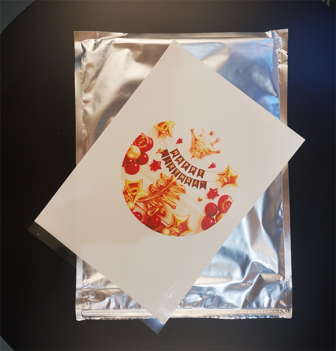 kornnacteam's tweet image. Do you want a cake with your photo?The Icing Sheets taste sweet. It is very thin and flexible and can easily be fed and printed on by any Canon and Epson inkjet printer models.
#icingsheet #icingpaper #sugarpaper #fostingpaper #ediblepaper #ediblefilm #edibleink