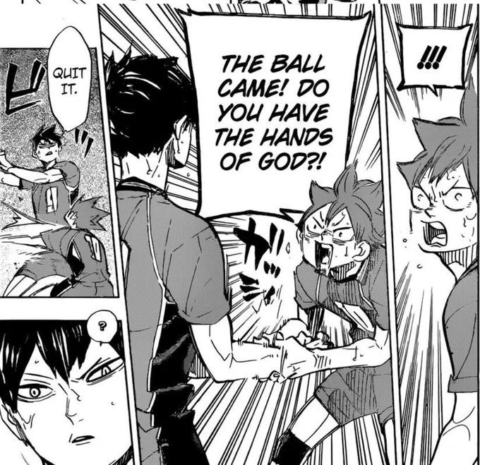 kageyama noticing his hand temperature .... 🫠 