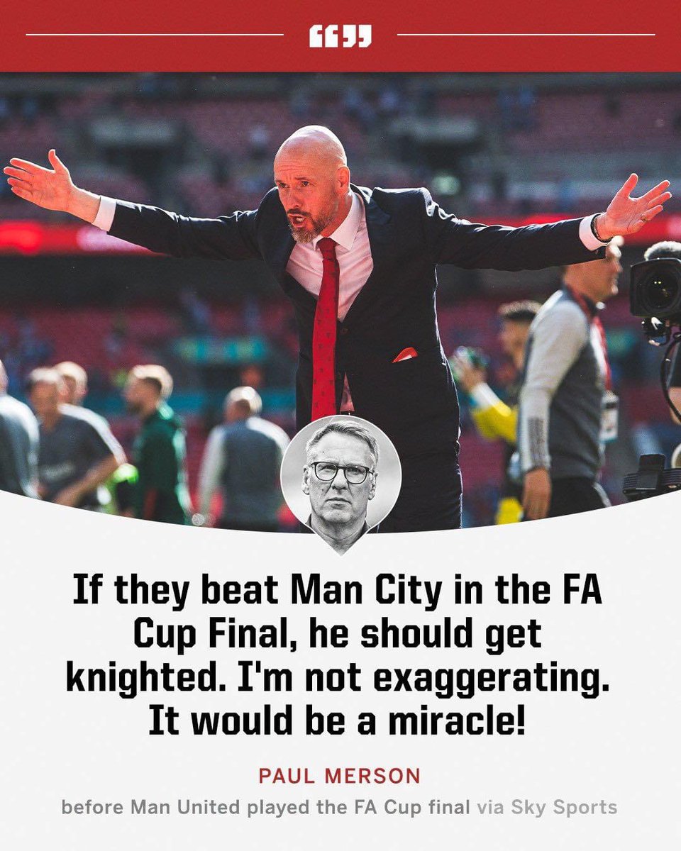 Sir Erik? 

<a href="/PaulMerse/">Paul Merson</a> 🤡🤣