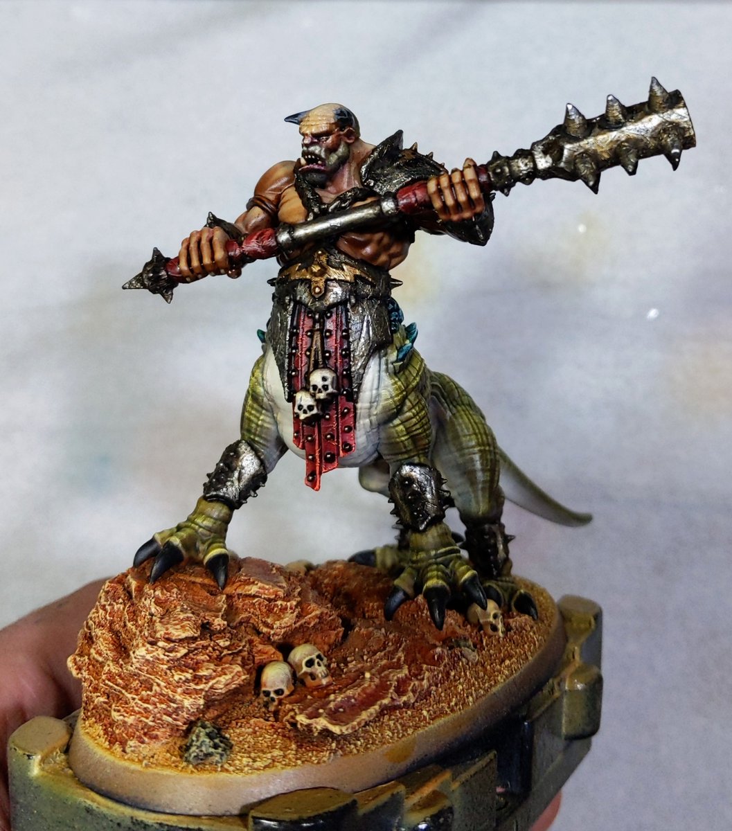 Eat_Bray_Love's tweet photo. WiP on my Dragon Ogres. Got a chance to paint today for the first time in months!
#WarhammerCommunity #Beastmen #BeastsofChaos https://t.co/axMmAouUYM