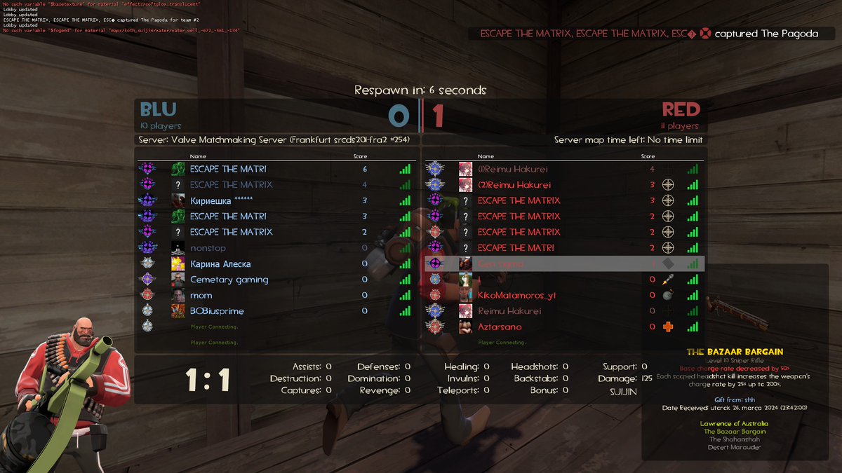 Kuuber_'s tweet photo. team fortress 2, ah where do I start. I am a young guy, I found this game around 2016 I think, I didnt have a PC. it was in 2020 when I was 12. I played it despite all the issues I still played. I have 2k hours now that Im almost 16. And I cant play, it breaks  my heart #fixTF2 https://t.co/qBedyoXDMW