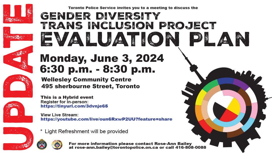 TPS GDTI Update: June 3, 2024, Wellesley Community Centre (495 Sherbourne St) at 6:30 PM - Hybrid event: In-person: tinyurl.com/3dvnje65