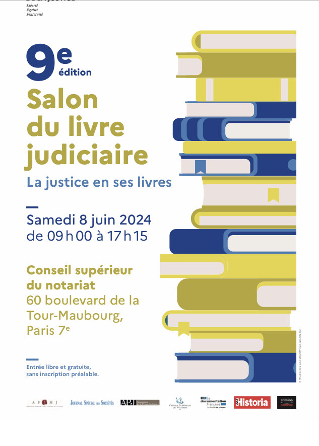 DenisSLS's tweet photo. Programme substantiel cette année au salon du livre judiciaire https://t.co/lKEhVkVu6X