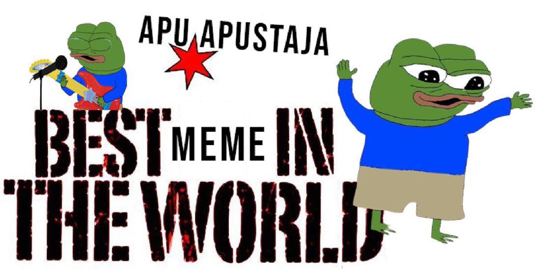 CypherMonke's tweet image. LOOK IN MY EYES!
WHAT DO YOU SEE?
A FROG WITH PERSONALITY!
$APU ⭐️ APU.COM
#memewars