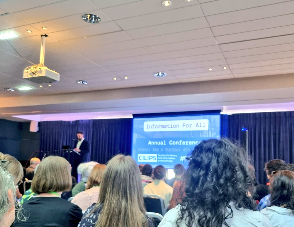 jilld17's tweet photo. A packed room for the start of #cilips25 (impressive considering how gorgeous the walk from the train station was!) https://t.co/kUagCu0bWE