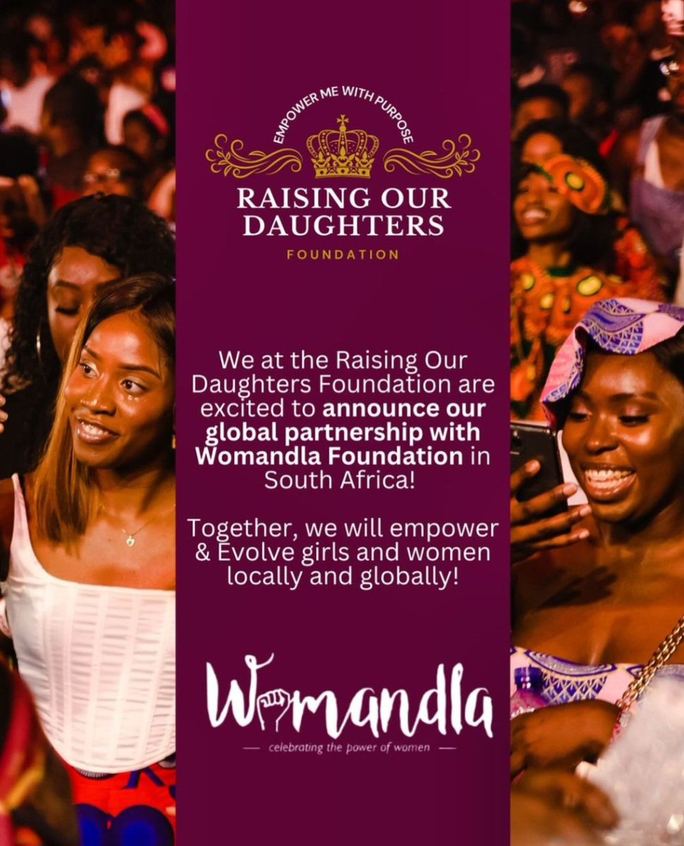 Womandla to the World! We’ve partnered with ROD Foundation to empower women and girls globally. Together, we're driving positive change from America to Africa, creating opportunities and inspiring leadership. #GlobalDomination #WomandlaTotheWorld