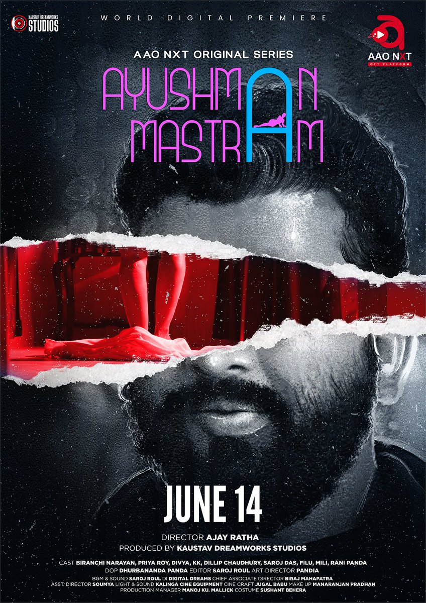 aaonxtott's tweet photo. Brace yourself for 'Ayushman Mastram,' the first Odia erotic web series, premiering exclusively on AAO NXT this June 14!
Teaser Out Now - https://t.co/UgFCBfOxkl
#ayushmanmastram #AAONXT #odiawebseries #eroticdrama #newseries #webseriesteaser #comingsoon #streamingsoon #webseries #WorldDigitalPremiere #14thJune