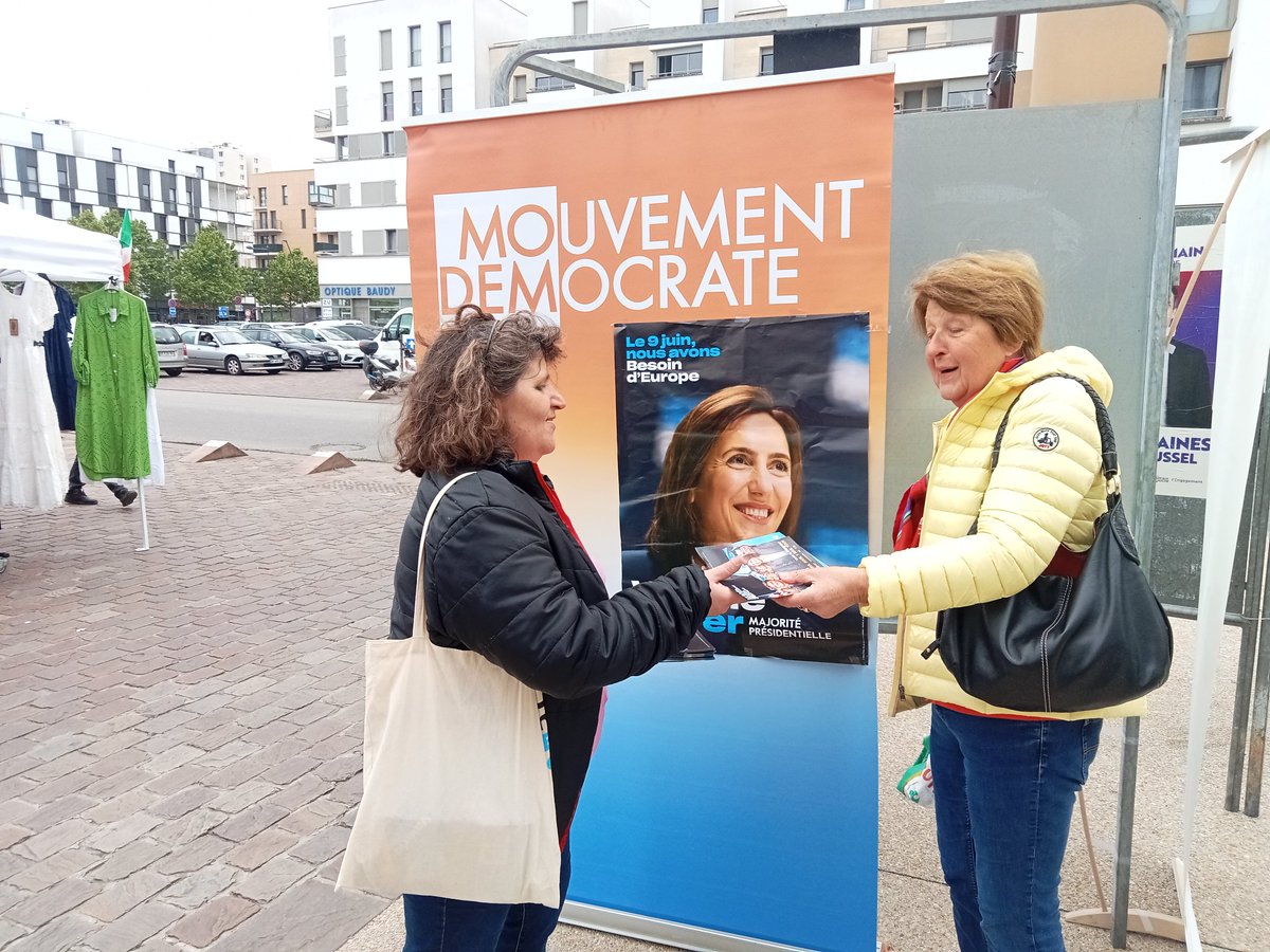 modemessonne's tweet photo. Encore un très bon weekend de mobilisation de nos militants et de nos partenaires, tous ensemble rassemblés pour la dernière ligne droite 💪
#modem
#9juin2024
#renaissance
#horizonleparti
#udi
#jeunesdemocrates https://t.co/5kz5dmu8T4
