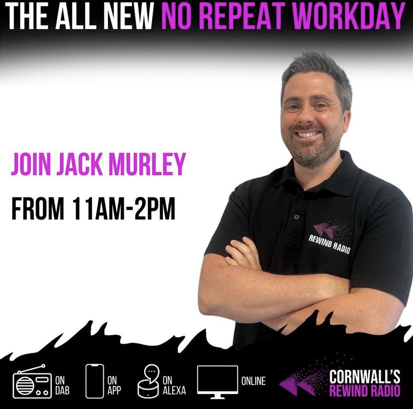 🚨 SOME RADIO NEWS 🚨

I’ve been keeping this under wraps for a while, but I can’t wait to be back on-air across Cornwall with the brilliant <a href="/RewindCornwall/">Cornwall’s Rewind Radio</a>.

A brand-new show between 11-2pm, with loads of amazing music and guests. 

We’re on DAB, smartspeaker, online and Alexa!