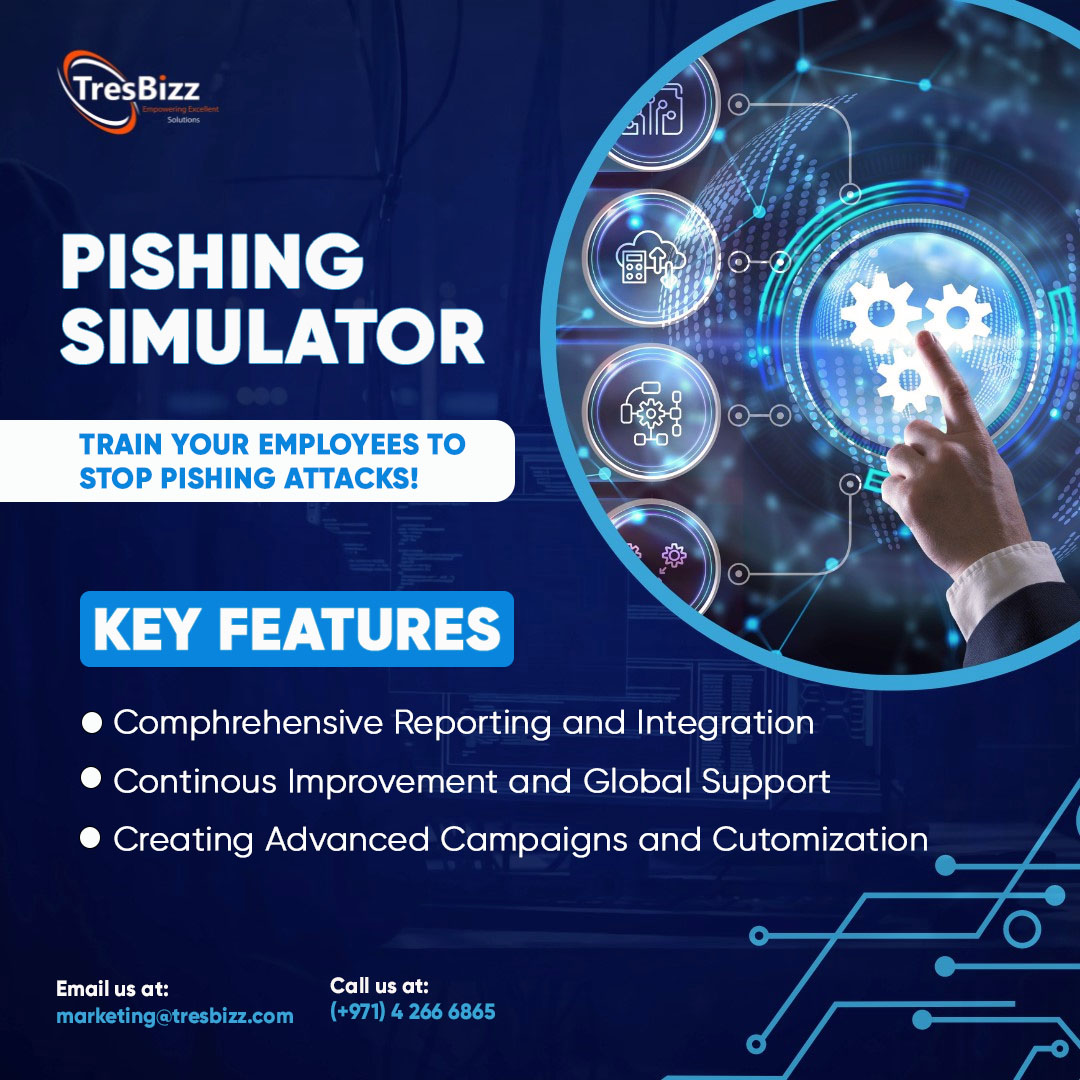 TresbizzUAE's tweet image. Empower your Team against Cyber threats with a phishing simulator.

#tresbizz #computerequipment #requisitestrading #requisites #dubai #safetica #CyberSecurity #empowerteam