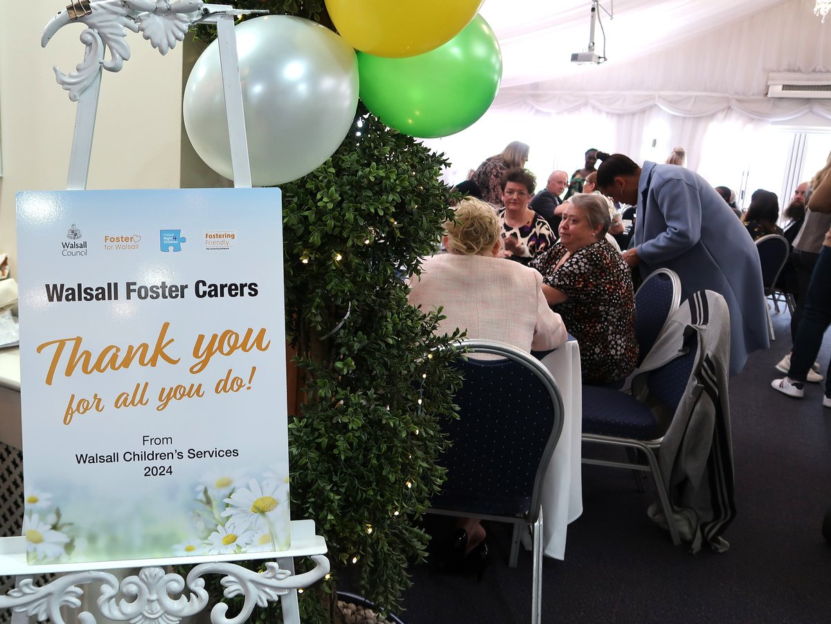 Foster4Walsall's tweet photo. Walsall Fostering Service hosted a celebration event for the council’s foster care families.
More than 120 foster carers attended and it was great to see the fostering community, share stories, and celebrate each other’s achievements.
#FCF24 #fosteringnetwork https://t.co/Ps2JB1xTgS
