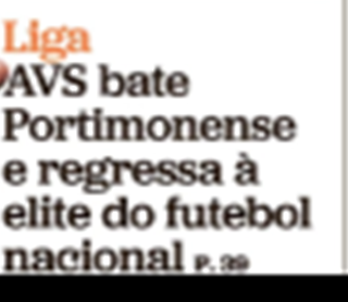 Portugal não aprende com os erros, exemplo número 783.

(adoro o "regressa à elite do futebol nacional", uma empresa que foi criada há menos de um ano, como disse o seu treinador)