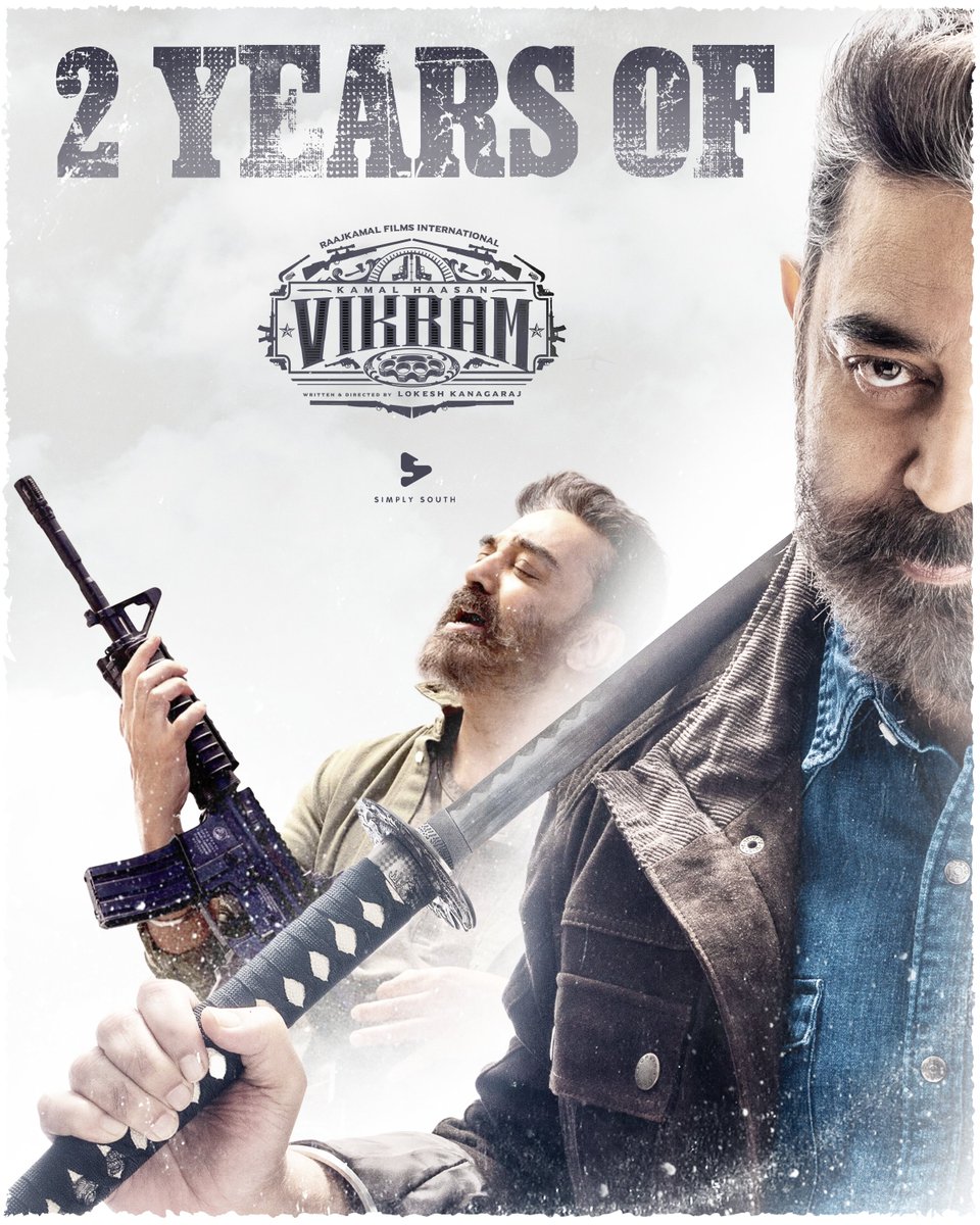 SimplySouthApp's tweet image. 2 YEARS AGO.. THERE CAME A GHOST..
HE WAS KNOWN TO BE THE RECORDS KILLER.. AND SMASHED THE MOST..

Celebrate Kamal Haasan's #2YearsOfVikram by streaming the film now on Simply South worldwide, excluding India.

▶ simplysouth.tv/vikram-4k-dolb…

@ikamalhaasan | @Dir_Lokesh |
