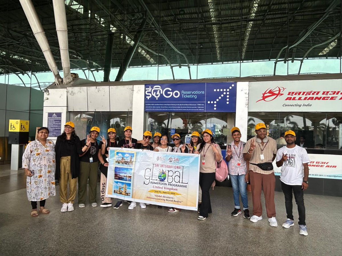 SAI_Edu_In's tweet image. The Global Immersion Program (GIP) 2024 to UK for SAIoneers of Classes VIII-XII from June 2-12, 2024, emphasizes learning beyond borders. Ten high school students, accompanied by mentors, 
#GIP2024 #GIPUK #CollaborativeProject #LearningBeyondBorders