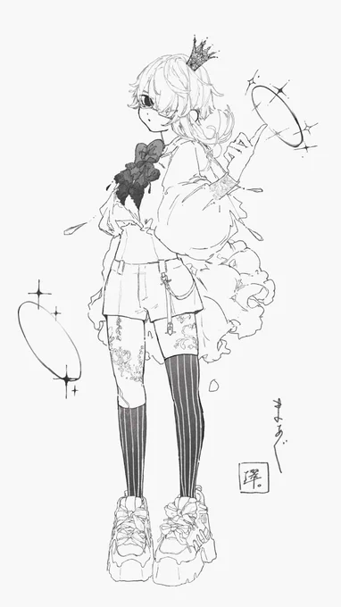 天使が履かなさそうなごつい靴履かせるの好き 