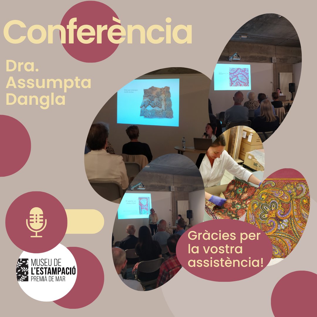 Arran de l'exposició sobre el Caixmir que tenim en cartell, la Dra. Assumpta Dangla va oferir ahir diumenge una conferència amb el títol 'El Caixmir: un motiu d'èxit'. Agraïm la vostra assistència i l'interès mostrat.
#museu #cultura #conferência #caixmir