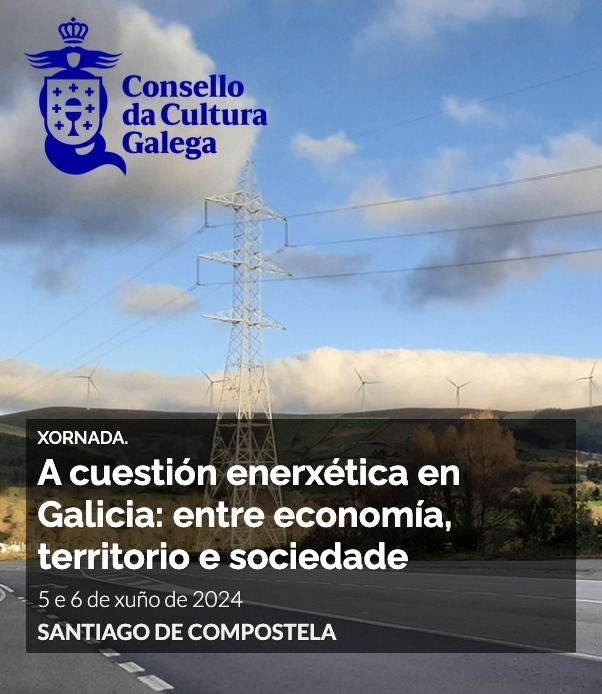 AmilSenEolicos's tweet photo. "A CUESTIÓN ENERXÉTICA EN GALICIA: ENTRE ECONOMÍA, TERRITORIO E SOCIEDADE"

Xornadas moi interesantes organizadas polo @consellocultura sobre o impacto da transición enerxética en Galicia

🗓️ Este Mércores 5 e Xoves 6 de Xuño en Compostela
📝 Inscricións: https://t.co/gBL2SqM2p6 https://t.co/9OhXAPRyua