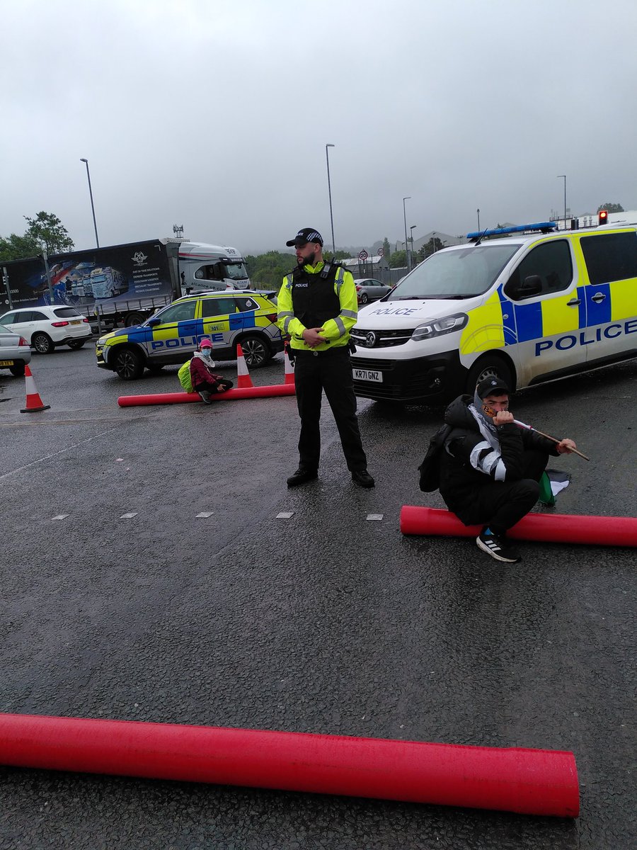 BAE Samlesbury factory 5 hours on is still shut down 💥 #FreePalestine