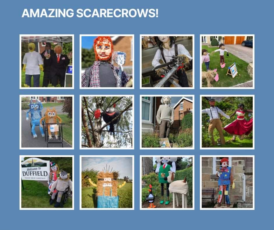 We've seen many amazing scarecrows over the years! Here's to more at the 2024 Duffield Scarecrow Trail on 18th-22nd September. 

Be part of this exciting event. Register your scarecrow via the link below or by emailing scarecrows@duffieldartsfestival.com

duffieldartsfestival.com/arts-festival-…
