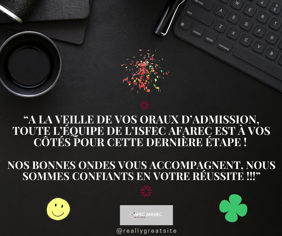 ISFEC_AFAREC's tweet image. Master MEEF 2nd degré - Toute l&apos;équipe de l&apos;@ISFEC_AFAREC souhaite  plein de réussite à ses étudiant(e)s qui passent, au courant du mois de  juin, les épreuves d&apos;admission du  CAFEP-CAPES, CAFEP-CAPET, CAFEP-CAPLP...

#isfec #concoursenseignant #mastermeef #collège #lycée