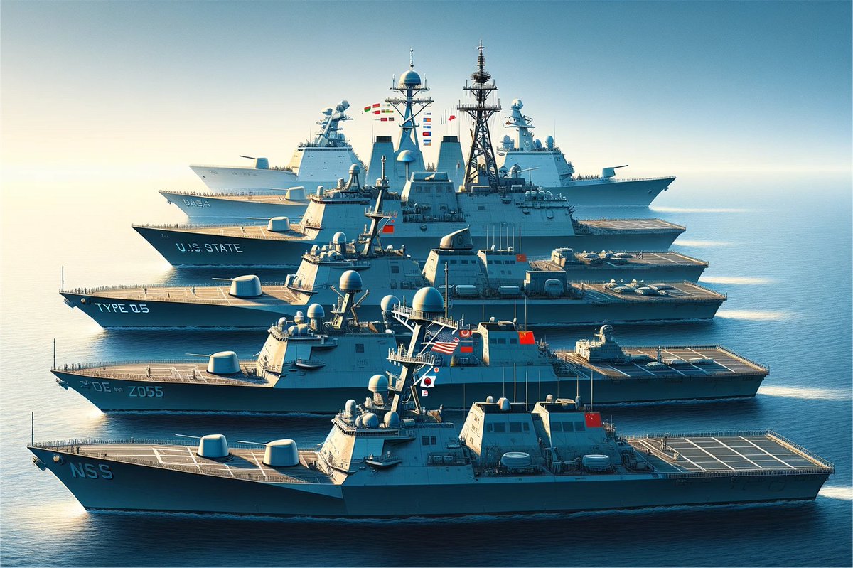 NavyRecognition's tweet image. Detailed overview of world's Top 14 countries with most advanced #guidedmissile #destroyers 2024

armyrecognition.com/news/navy-news…