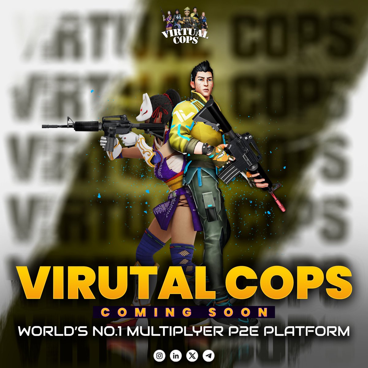 You know the P2E gaming adventure is almost here! Virtual Cops, the #1 multiplayer game, is arriving soon.

#PlayToWin #GamingCommunity #StayUpdated #VirtualCops #Gaming #virtualgame #virtualcope #download #install #vrcsuccess #vrc #vzoneworld #vrccoin #bitcoin #crypto